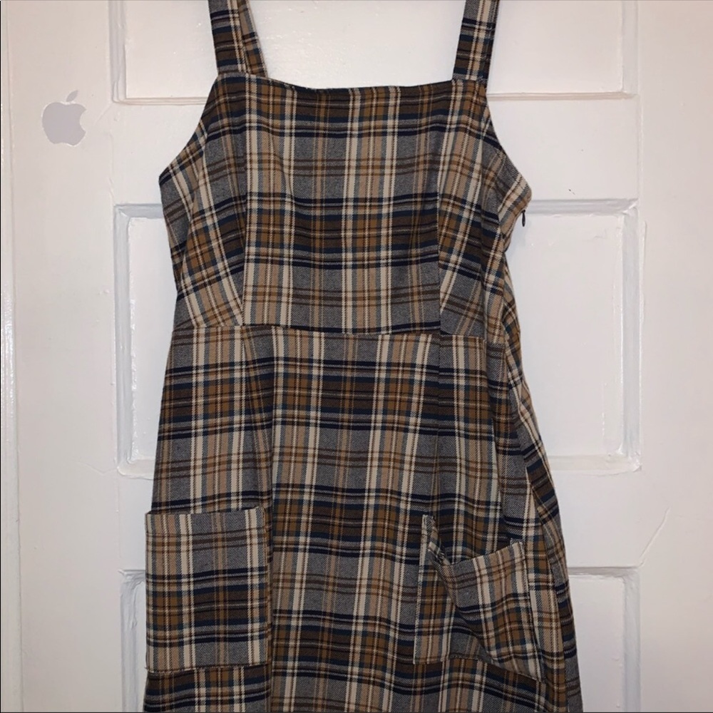 Plaid american eagle dress